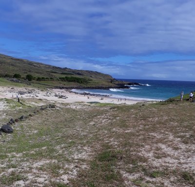 Anakena beach.
