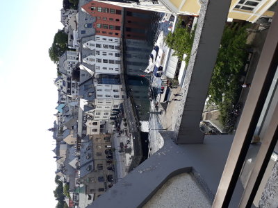View from Hotel Atlantica in lesund.