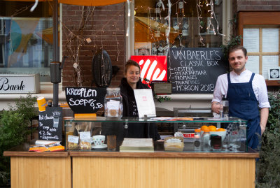 Amsterdam during catering industry lockdown