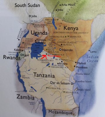 East Africa Map 