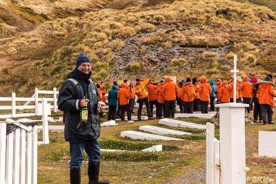 Ernest Shackleton's Grave, Grytviken Whaling Station  1