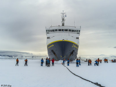 National Geographic Explorer in Fast Ice, Wilhelmina Bay  9