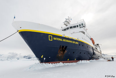National Geographic Explorer in Fast Ice, Wilhelmina Bay  13