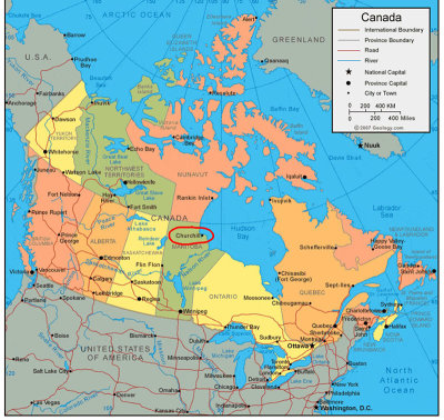 Map of Canada 1