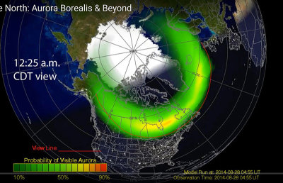 Aurora Borealis Polar Oval  2