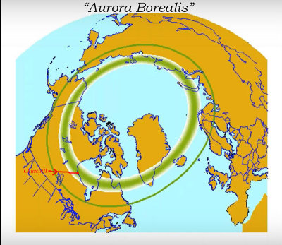 Aurora Borealis Polar Oval  1