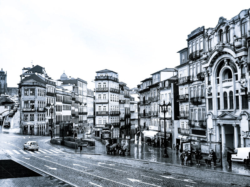 Porto on a rainy day...