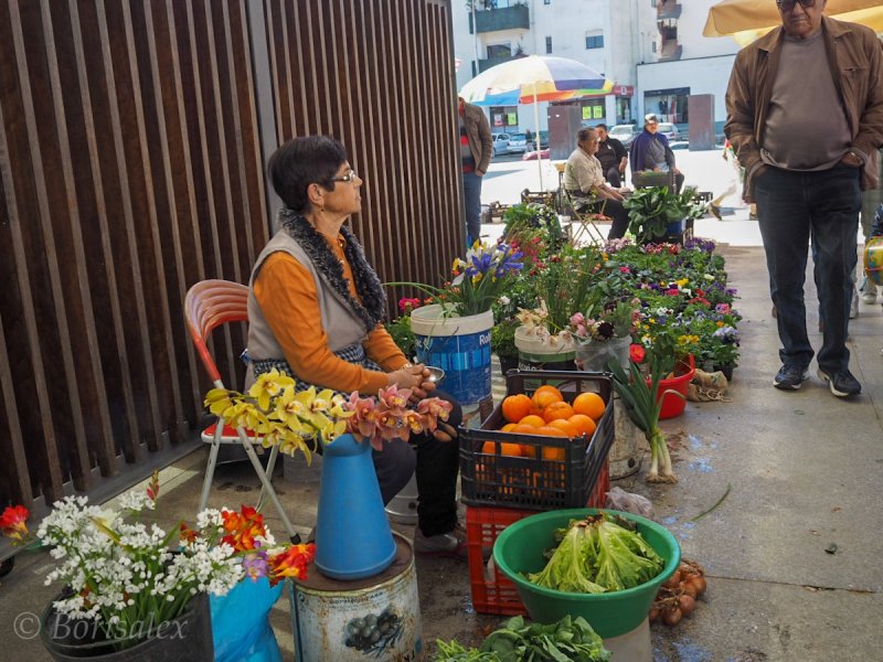 At the weekly market 