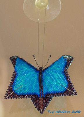 Blue Morpho Warped Butterfly - sold