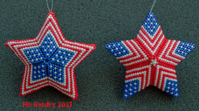 Patriotic Star pair