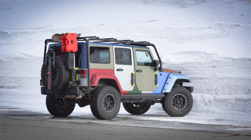 Jeep sighting at Mammoth lakes