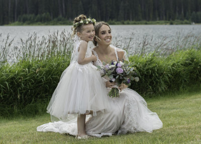 The Flower Girl & The Bride