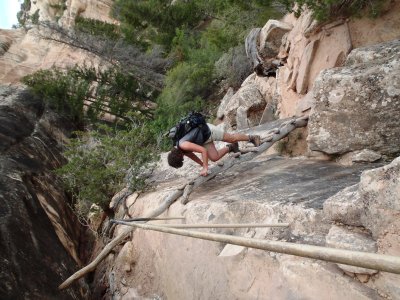 Deeper into the canyon