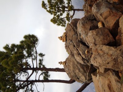 Two cairns