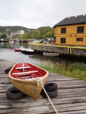 Rowboat on the quay