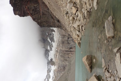 Lake and mountains