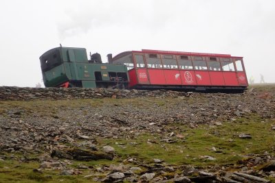 Train on Mount Snowdon