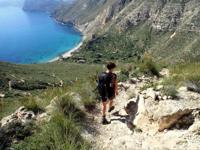 Steep descent