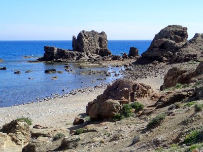Rocks in the sea