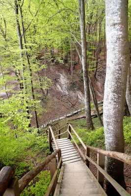 Steep steps