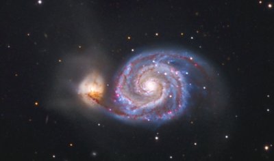 M-51, the celestial Whirpool
