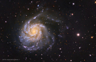 M-101, the great design spiral galaxy
