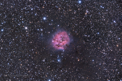 The Cocoon nebula in LRGB