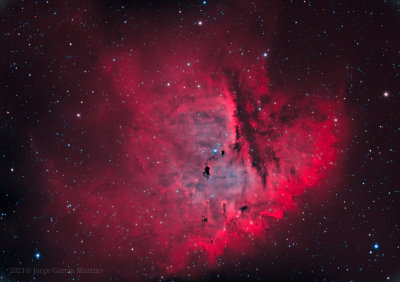 Ngc-281, the PacMan nebula pseudo RGB