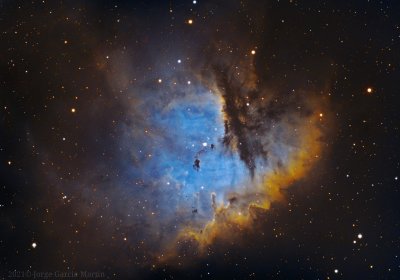 ngc281, Hubble Palette (SHO)