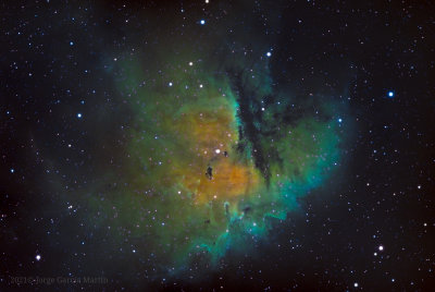 Ngc-281, the PacMan nebula
