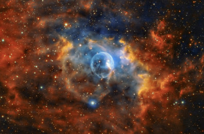 The Bubble Nebula, SHO