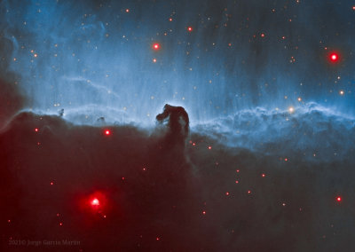 Strange vision of horse head nebula