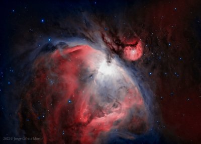 The core of M-42, great Orion nebula