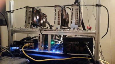 4 AMD Radeon RX580 GPU Mining RYO Coin