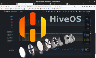 HiveOS My First Rig - 4 AMD RX580 - TeamRedMiner