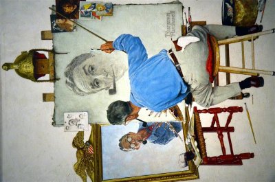 Norman Rockwell's Self Portrait