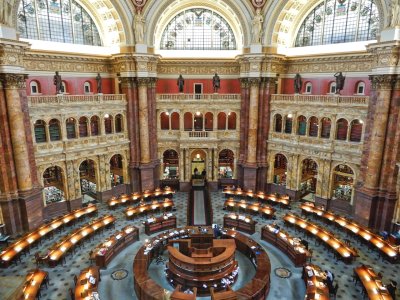 The Great Reading Room in the Library of Congress