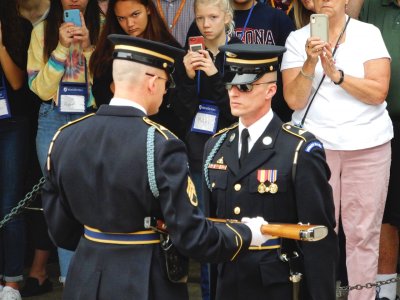 Changing of the Guard at the Tomb of the Unknown