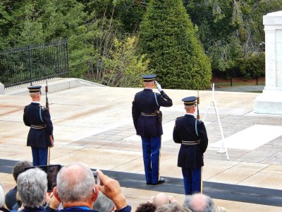 Changing of the Guard at the Tomb of the Unknow