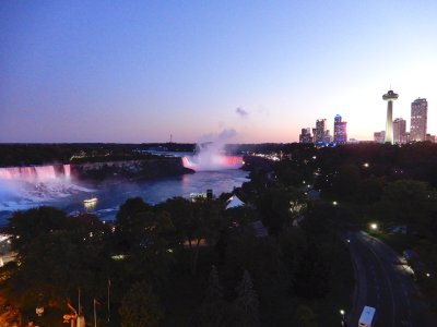 The Falls at night