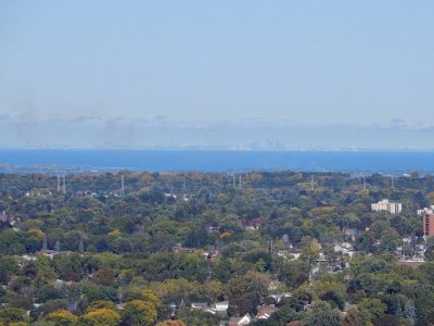 Can you see Toronto, Ontario in the distance?