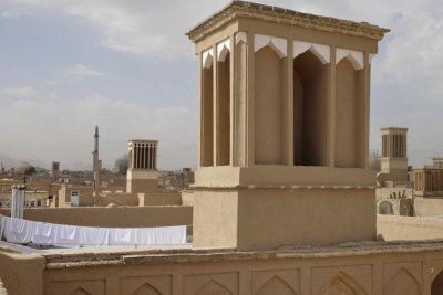 Yazd, Old Town roof terrace hotel