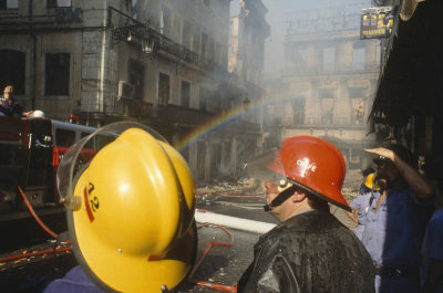 Chiado Fire, Lisboa, Portugal