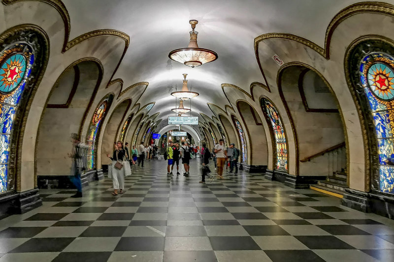 Moscow Novoslobodskaya Station