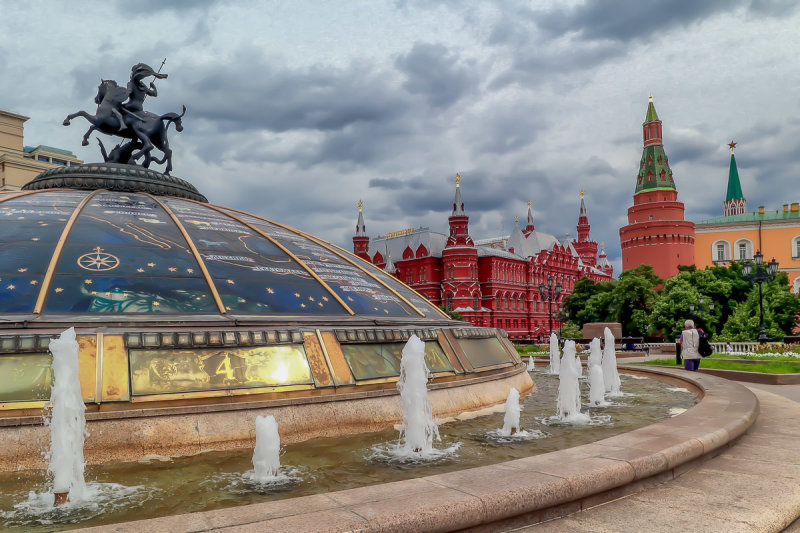  Moscow World Clock Fountain