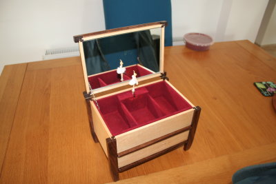 Inside jewellery box