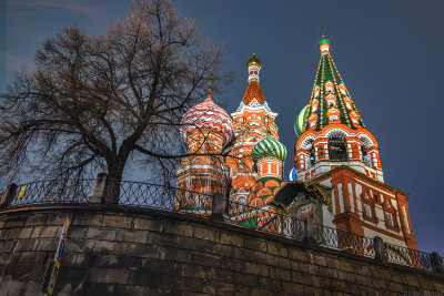 Vasily blessed temple & Spasskaya tower