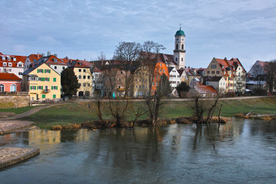 Regensburg. Naherholungsgebiet Steinerne Brcke