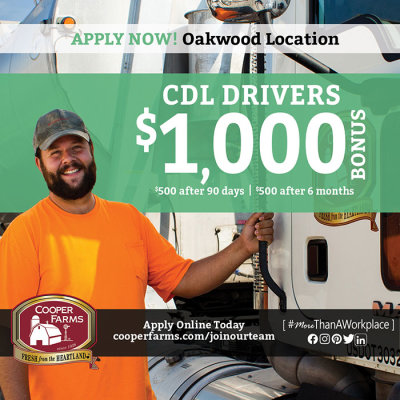 Reliable Production Jobs in St. Henry Ohio | Cooperfarms.com