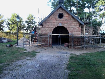 Verbouwing kapel in Elshout.